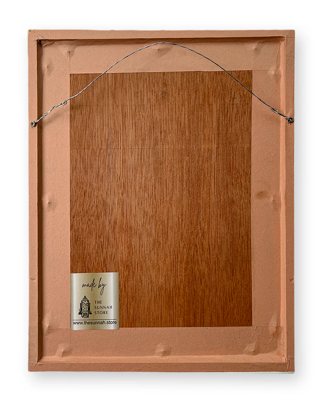 Arabic Alphabets Frame Natural Wood - Image 5