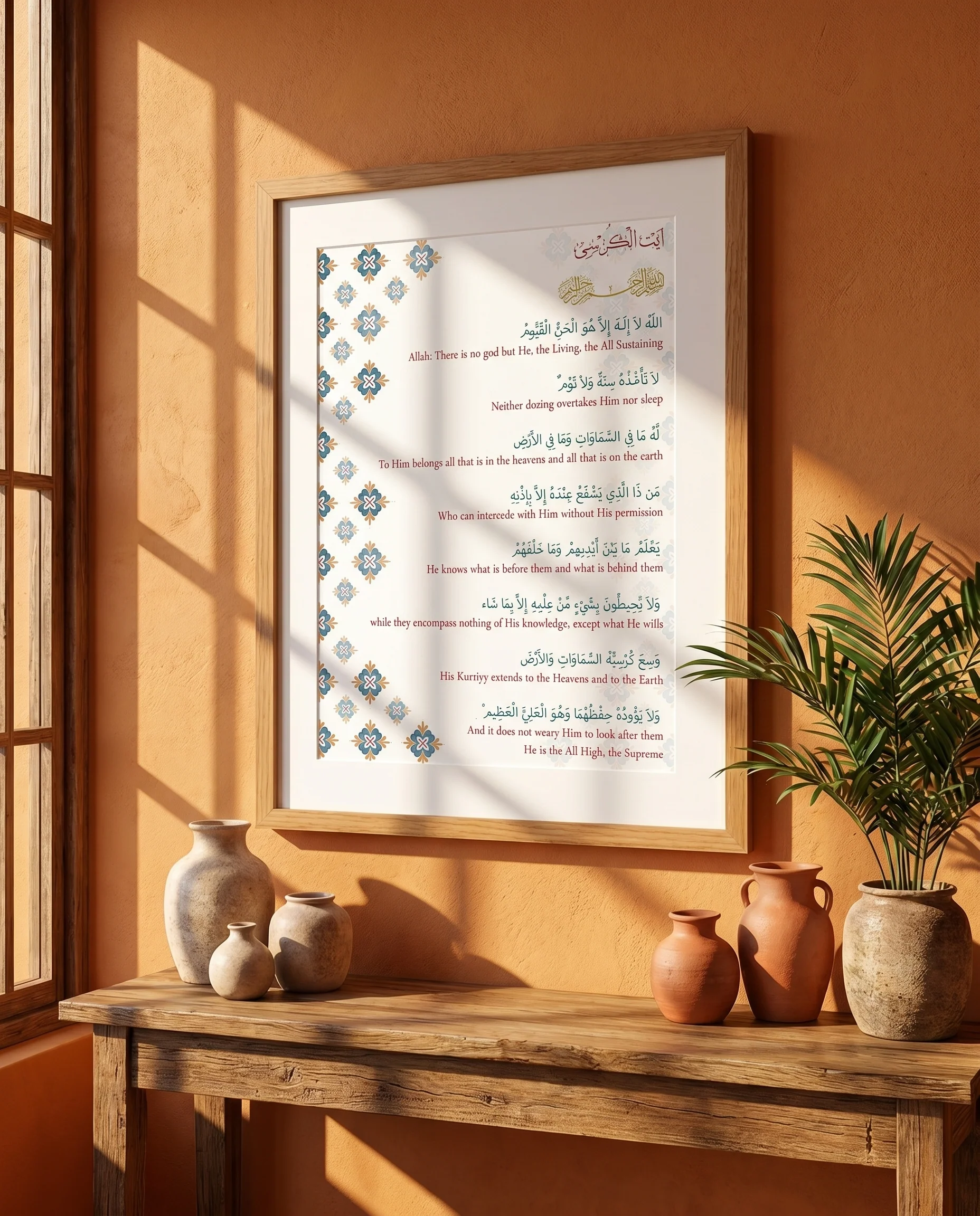 Ayatul Kursi English Meaning Frame - Image 10