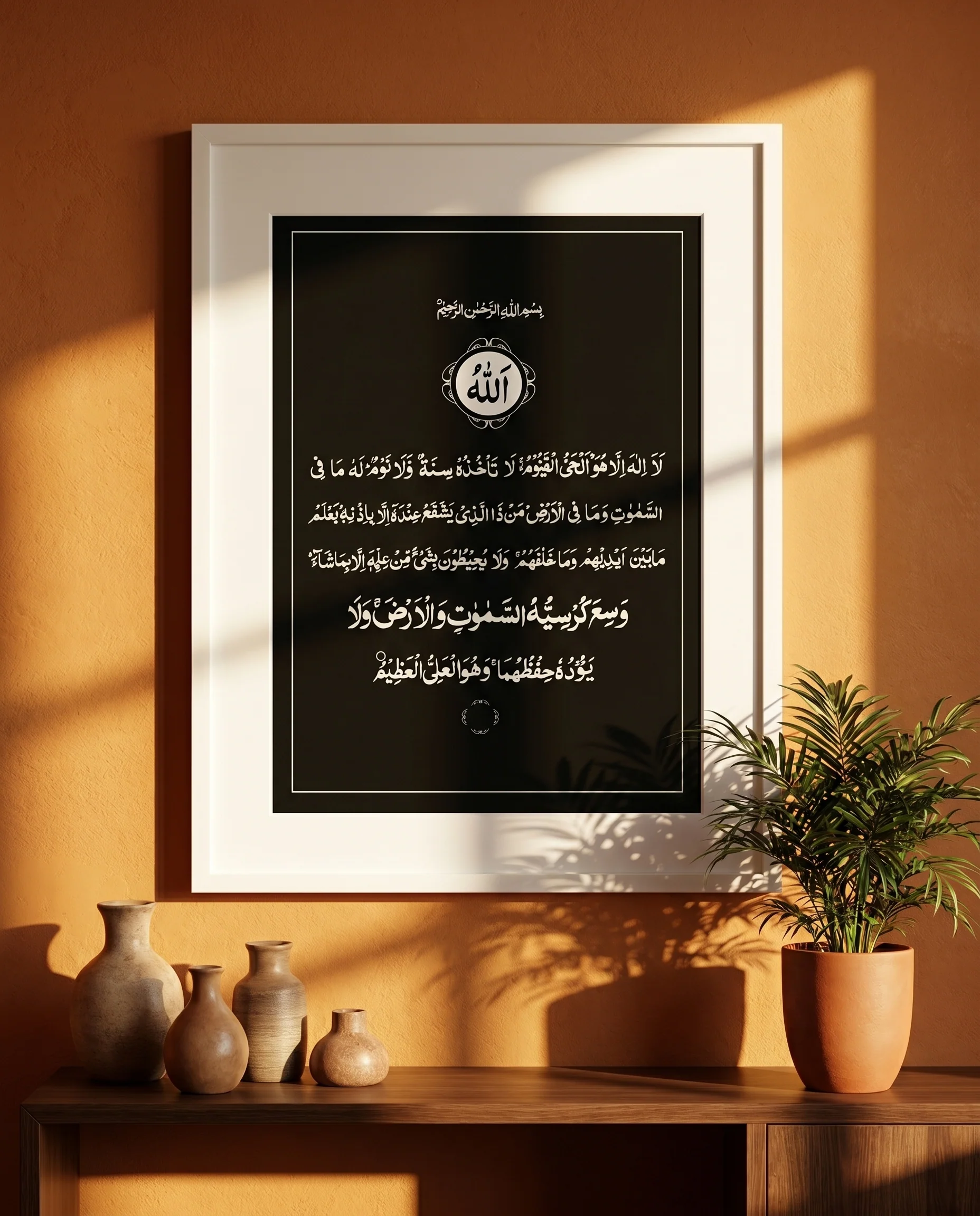 Ayatul Kursi Regular Black Frame - Image 2