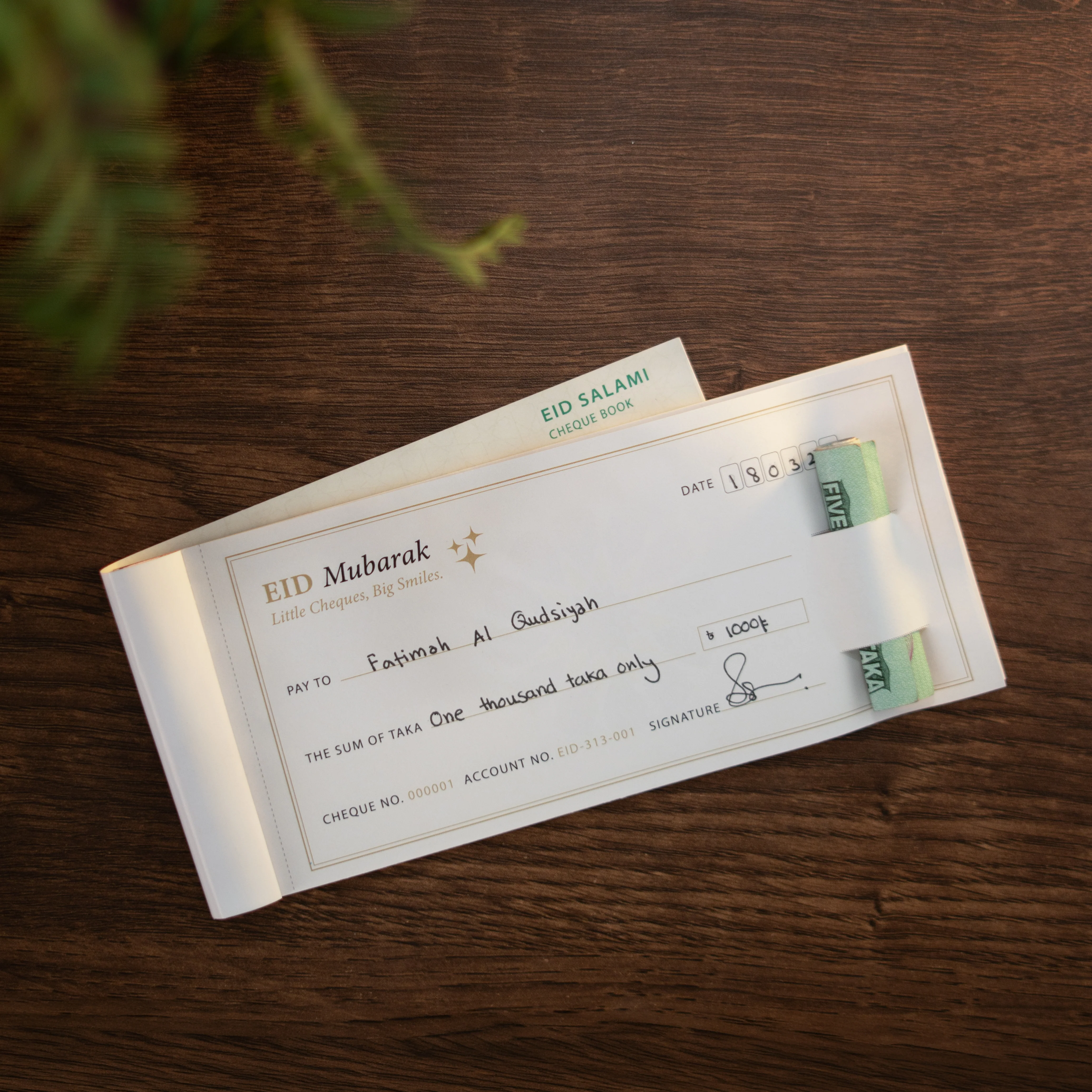 Eid Salami Cheque Book - Image 11