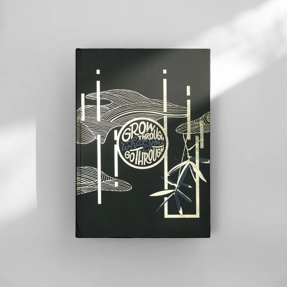 Grow Through What you go through Gold Foiled Notebook - Image 5