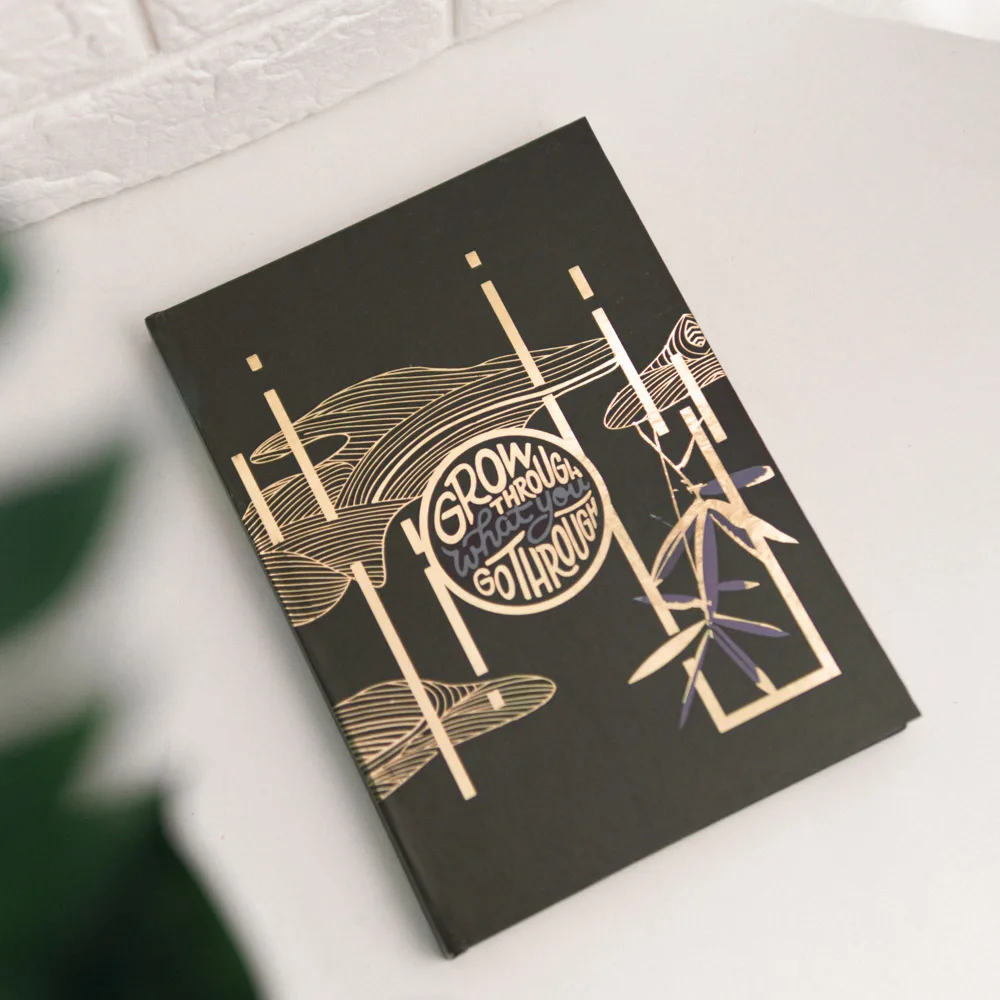 Grow Through What you go through Gold Foiled Notebook - Image 6