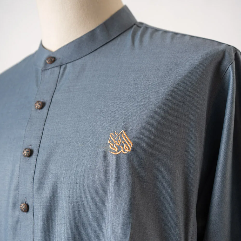 Horsemen Thobe - Light Slate Gray - Image 4