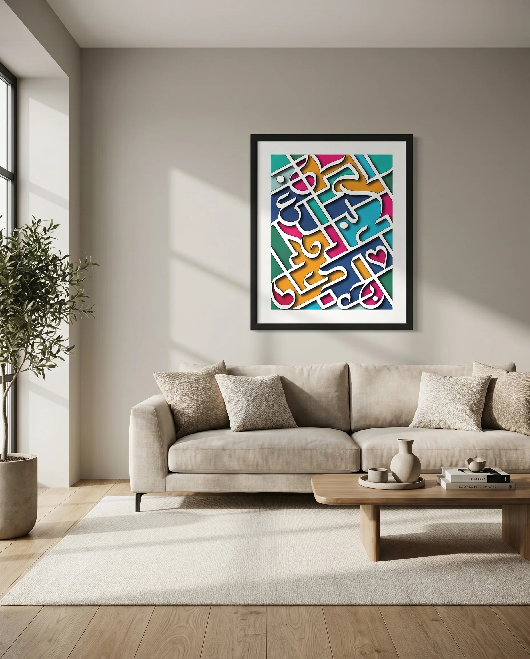 Love and Dua Calligraphy Frame - Image 10