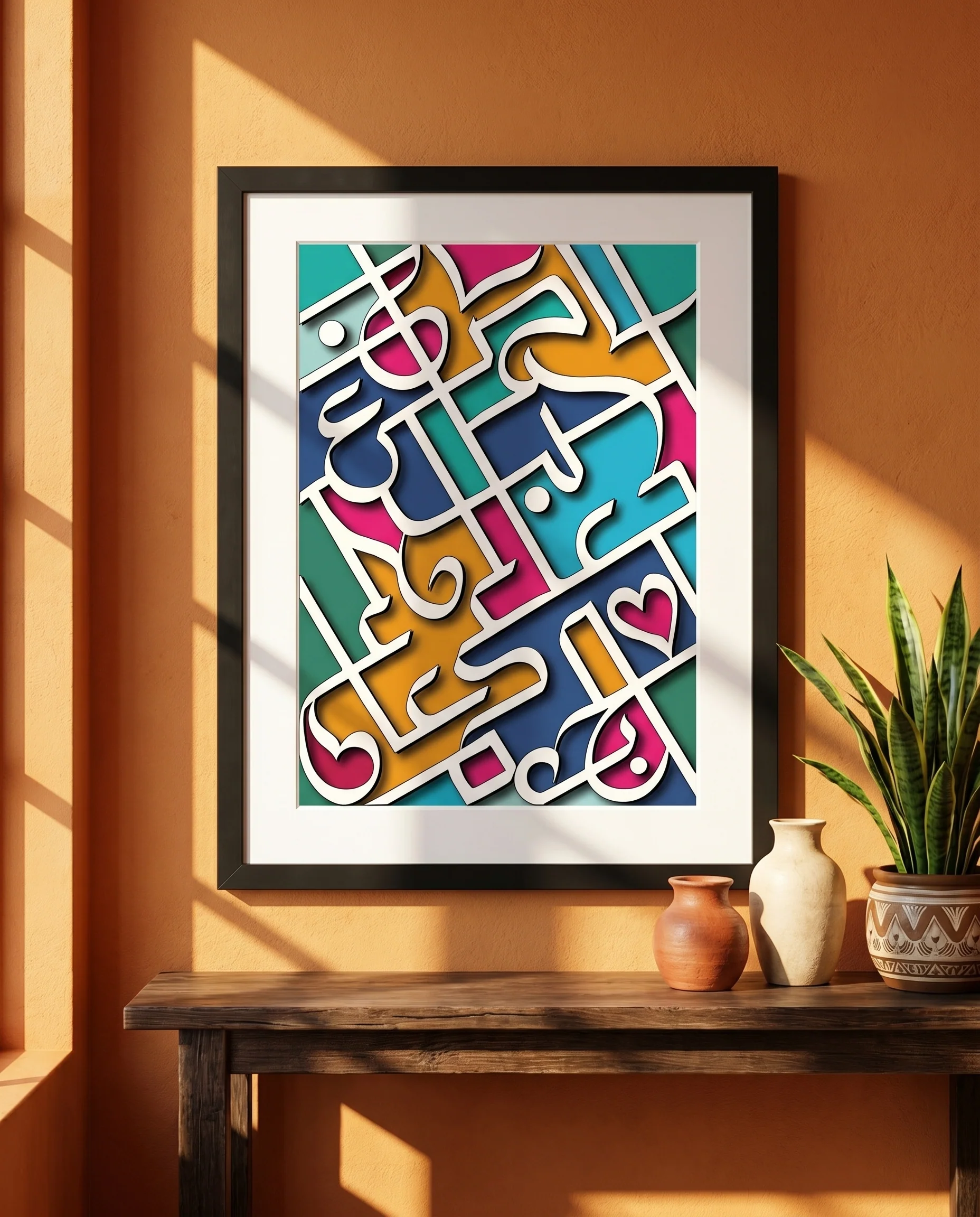 Love and Dua Calligraphy Frame - Image 9