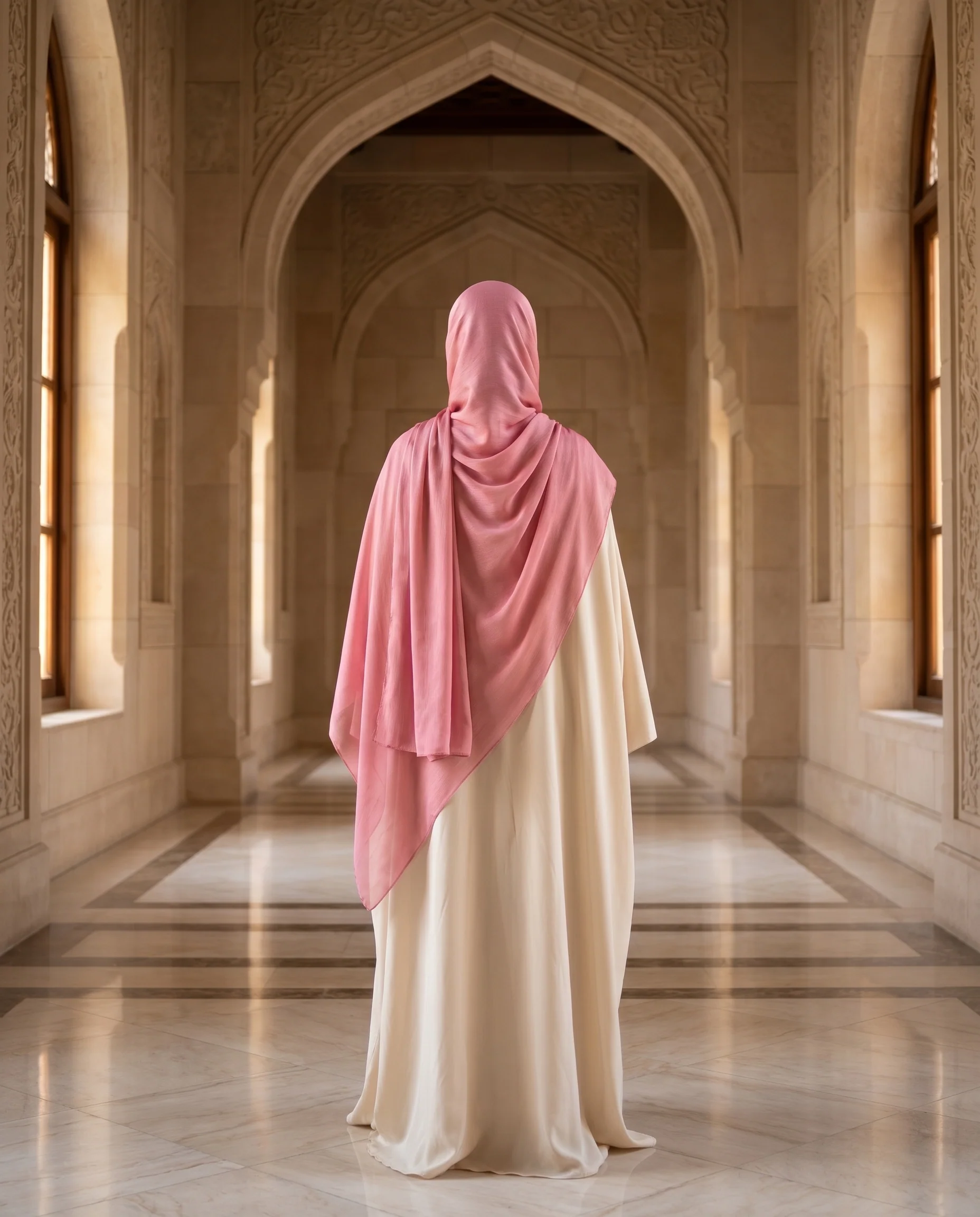 Pashmina Hijab Canon pink (PCP) - Image 5