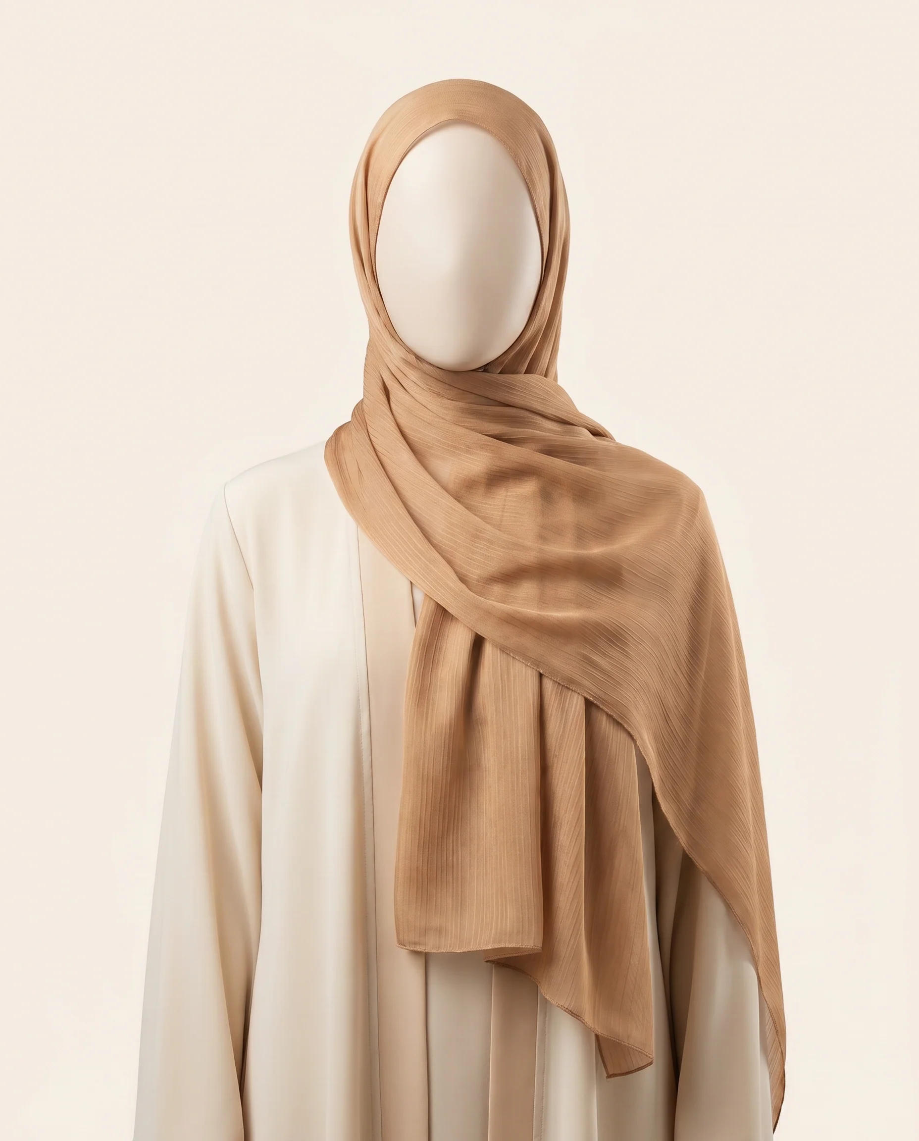 Pashmina Hijab Carob Brown  (PCB) - Image 4