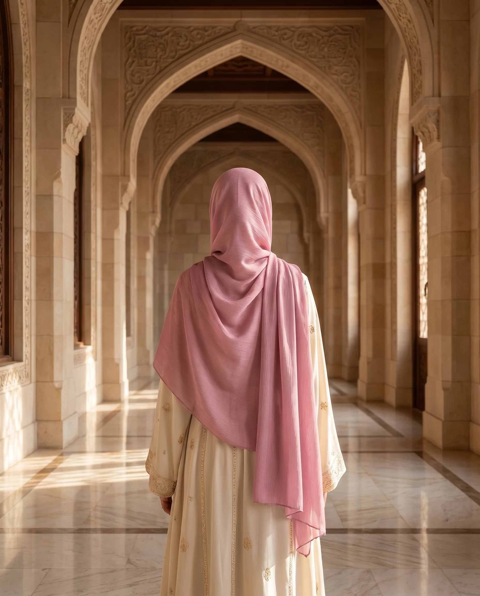 Pashmina Hijab Flamingo Pink (PFP) - Image 3
