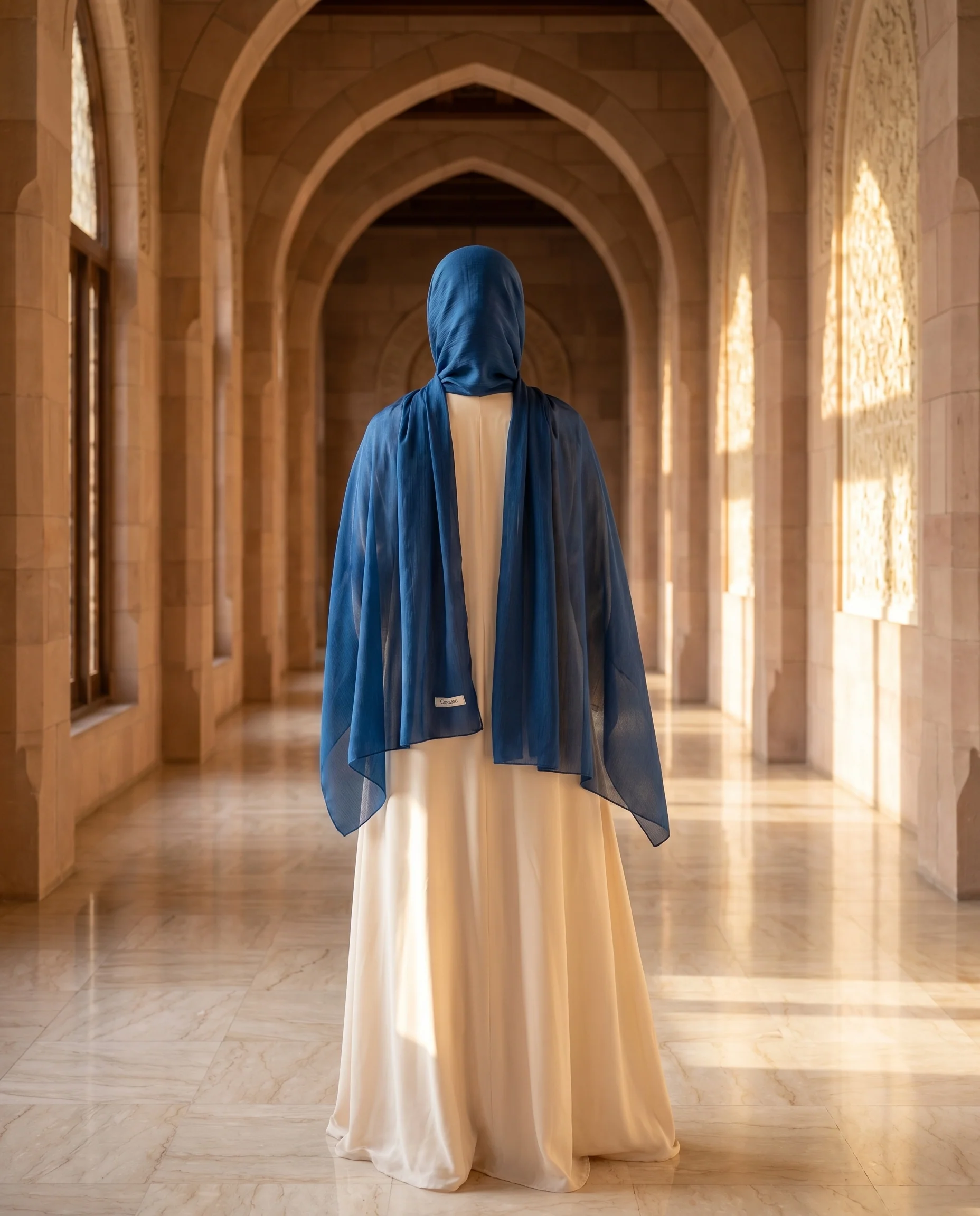 Pashmina Hijab  Royal Blue (PRB) - Image 5