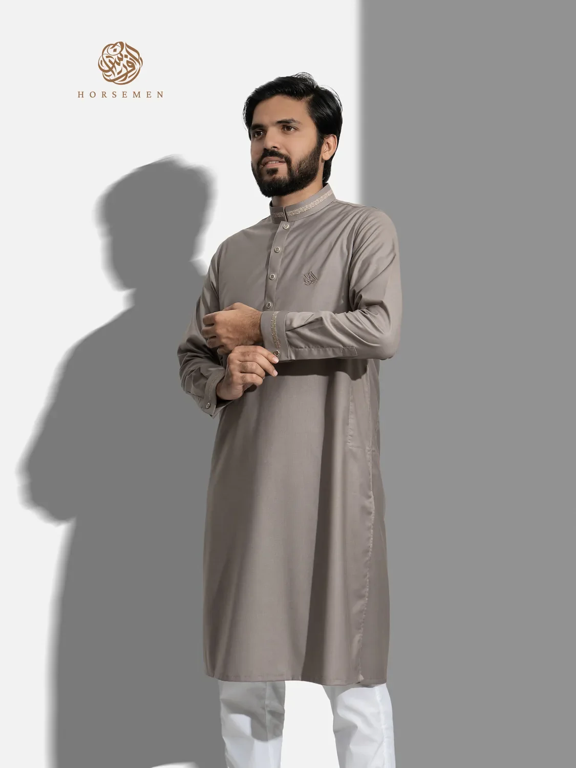 Platinum Panjabi | Latte Brown - Image 5