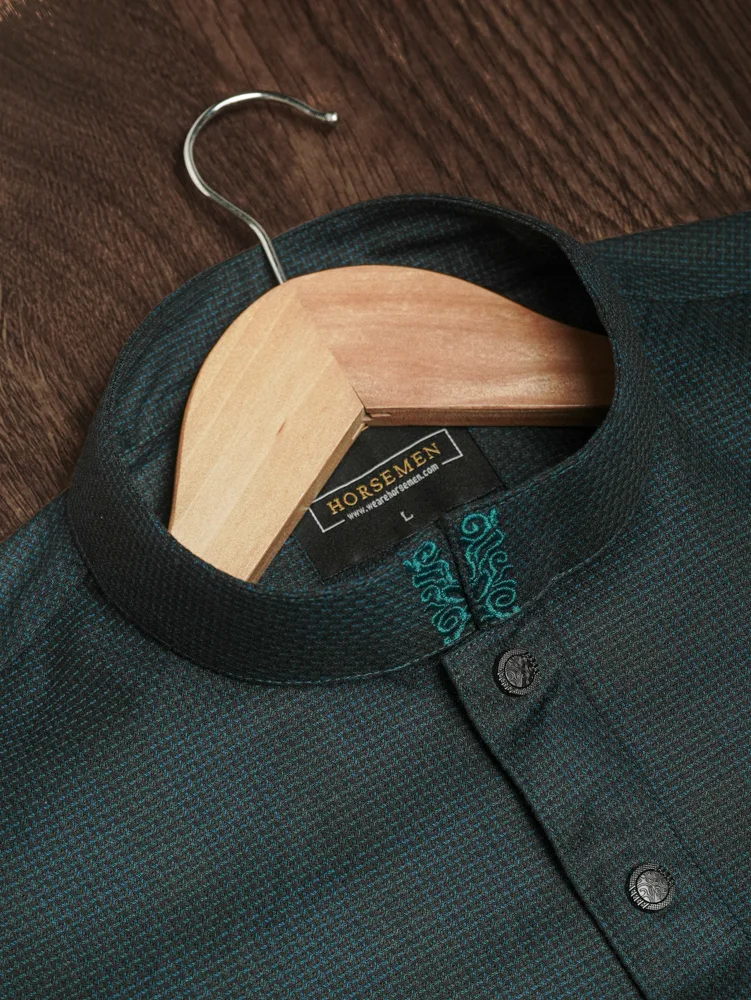 Platinum Panjabi | Teal Blue - Image 10