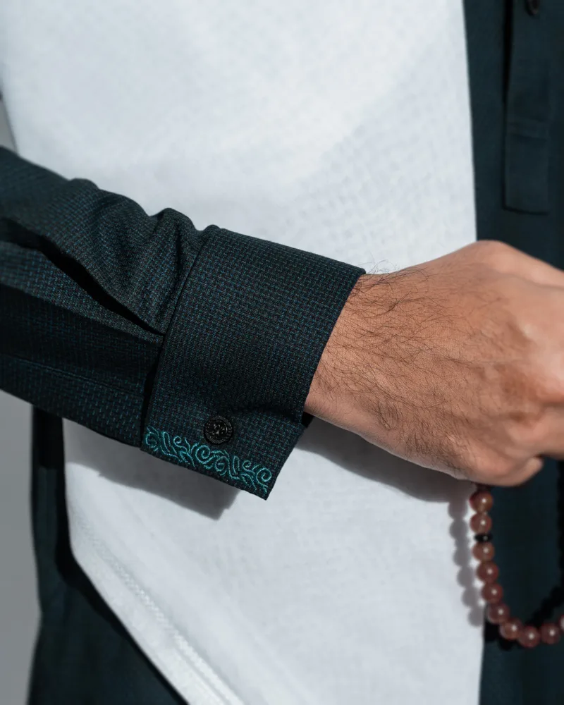 Platinum Panjabi | Teal Blue - Image 2
