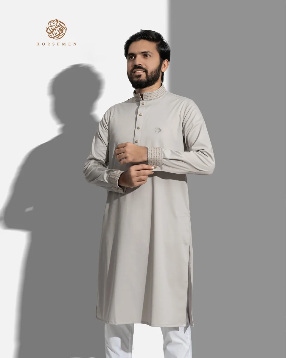 Premium Panjabi | Beach Brown - Image 6