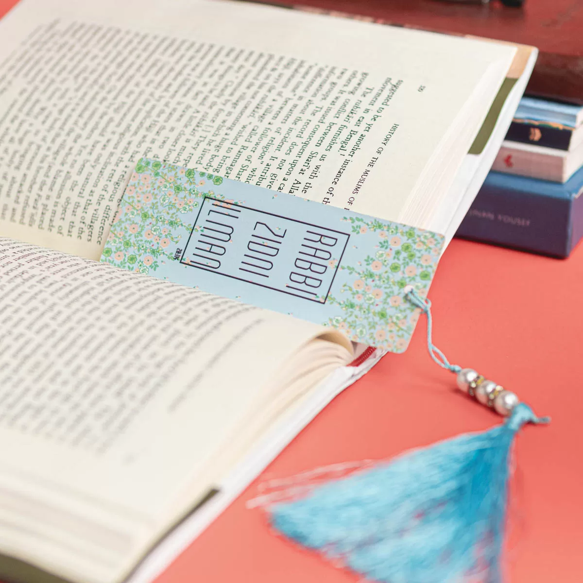Rabbi Zidni Ilma Floral Bookmark - Image 2
