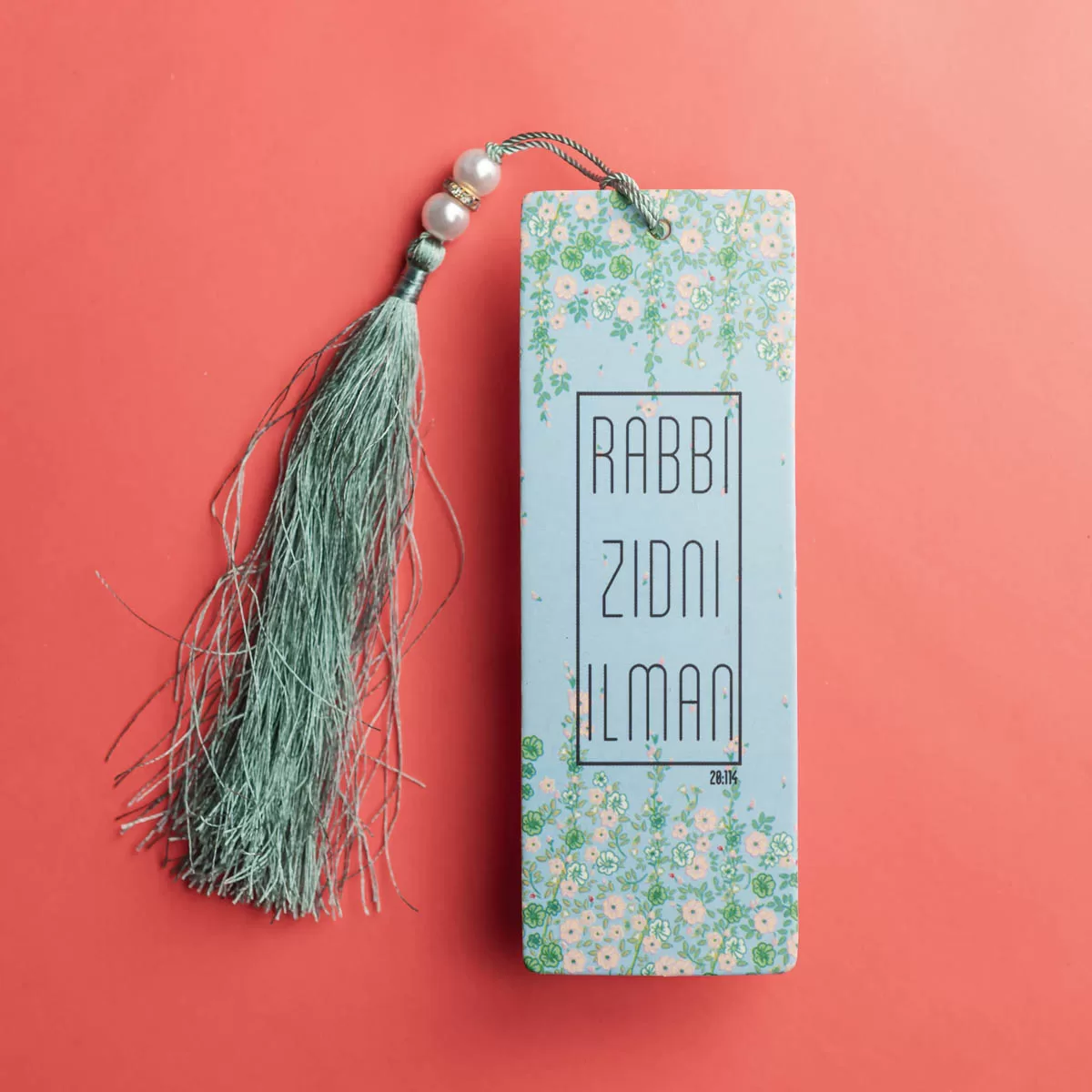 Rabbi Zidni Ilma Floral Bookmark - Image 4