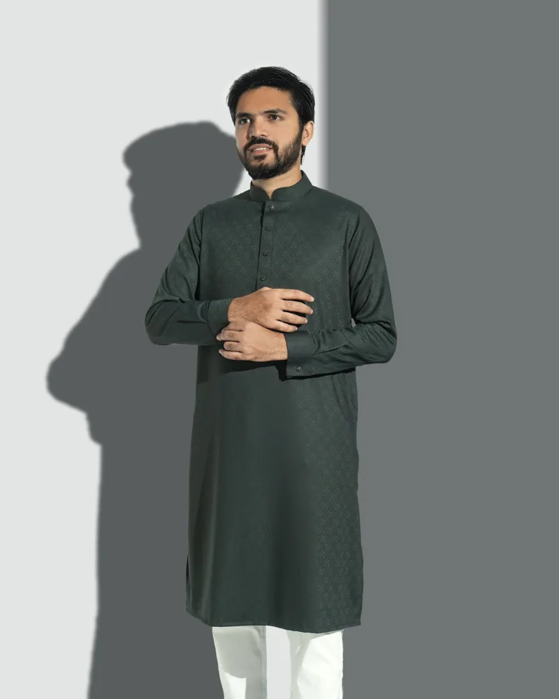 Supreme Panjabi | Deep Forest Green - Image 7
