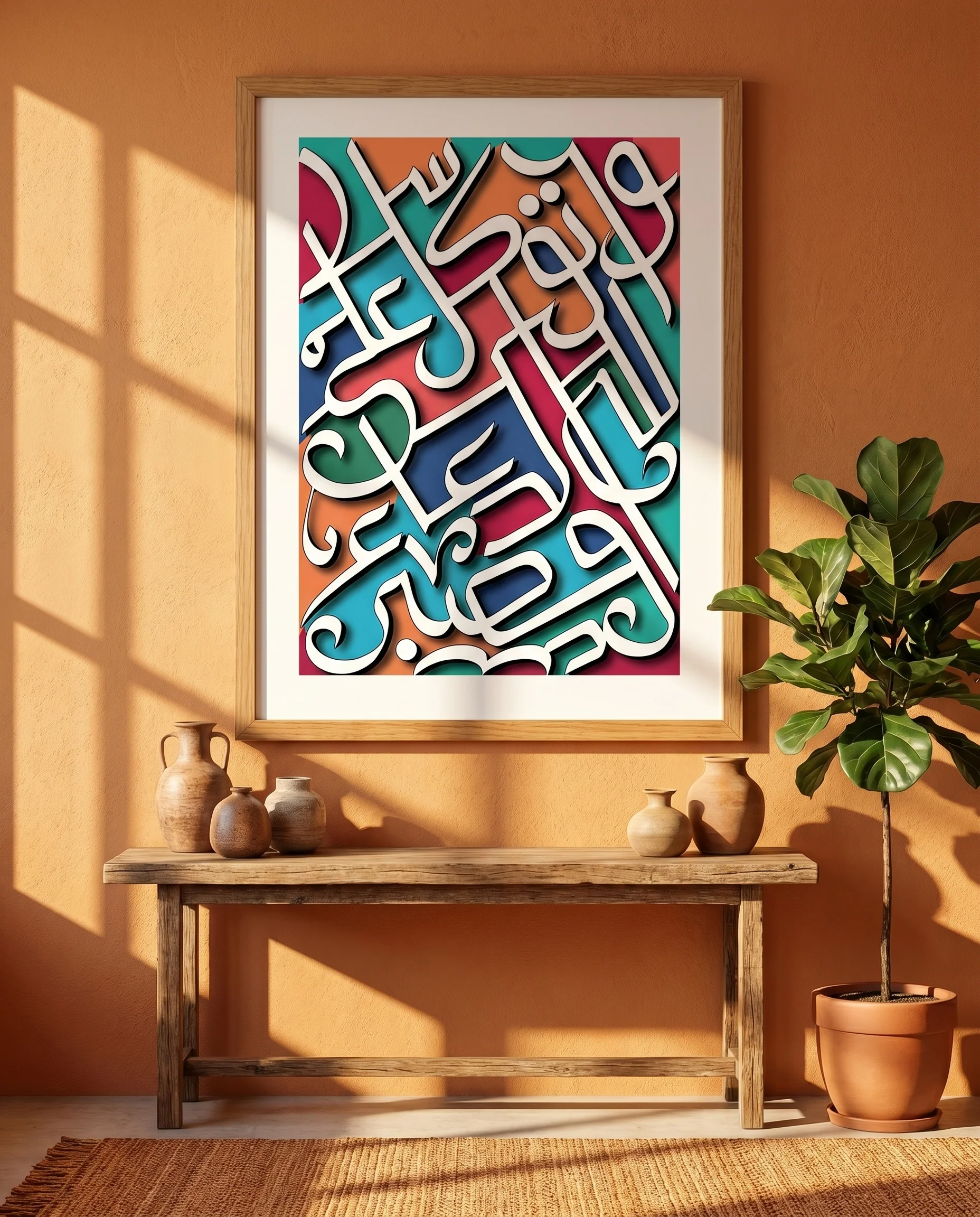 Tawakkul Dua Sabr Calligraphy Frame - Image 7