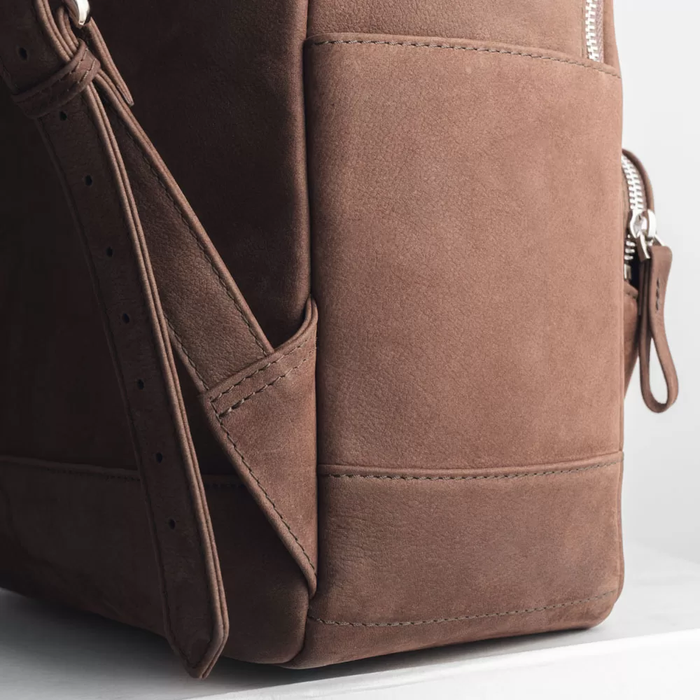 The Vanguard- Nubuck Leather Backpack Bag - Image 3