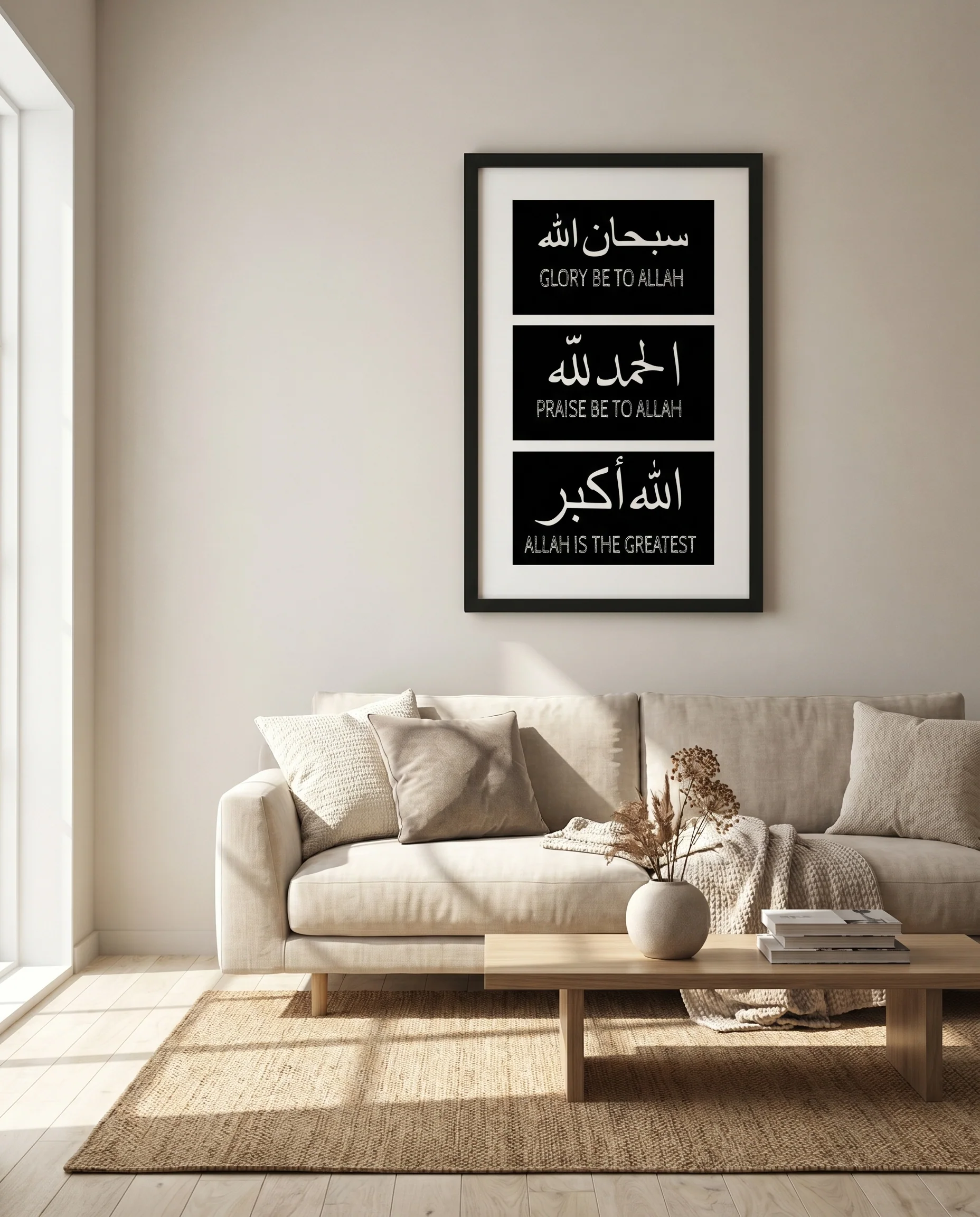 Zikr Minimal Glass Frame (English Meaning) - Image 9